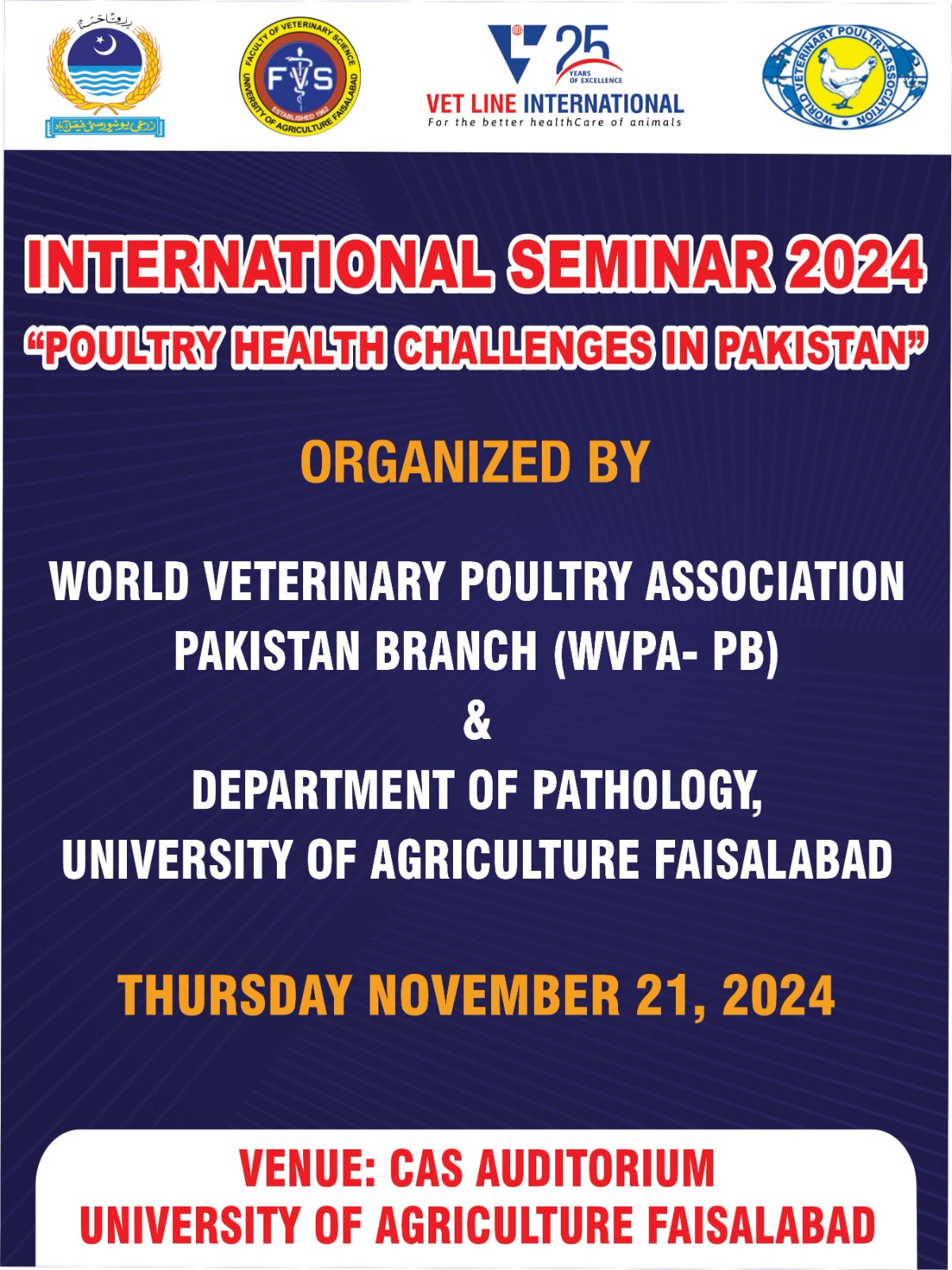 International Seminar 2024 Poultry Health Challenges in Pakistan